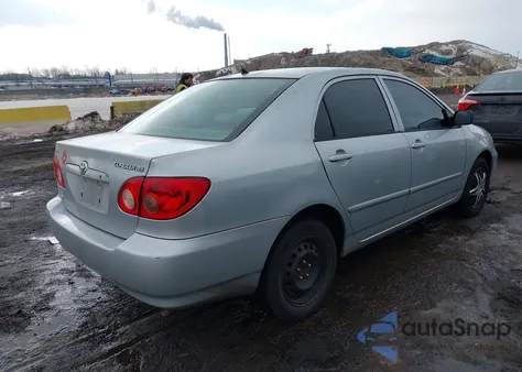 2005 Toyota Corolla Le z USA, uszkodzony, nr VIN JTDBR32E752063729